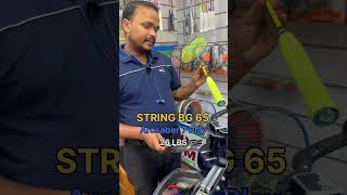 Badminton Stringing Arcsaber 7 Play with Yonex BG 65 String yonex badminton [upl. by Namrac]