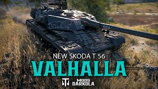 SKODA T 56  THE VIKING  World of Tanks  Skin 3D [upl. by Nolur]