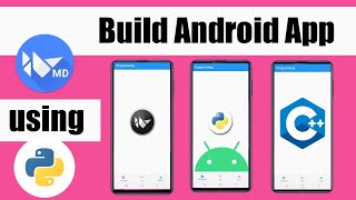 Android App using Python  Convert Py to APK  Kivy Tutorial [upl. by Ahsinut]