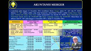 MATAPITA TV KOMBINASI BISNIS 4 Akuntansi Merger Akuntansi Keuangan Lanjutan [upl. by Alohs]