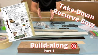 Bingham Projects TakeDown Recurve Bow Build Series  Part 1 [upl. by Hally200]