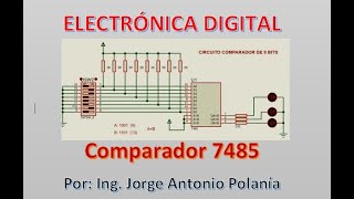 Comparador 7485 de 4 bits [upl. by Aggarwal]