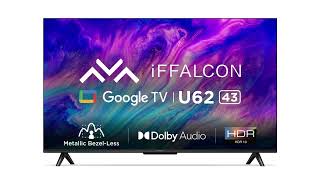 iFFALCON iFF43U62 108 cm 43 inch 4K Ultra HD Smart LED Google TV Rs22990  Review  Unboxing  2022 [upl. by Junina]