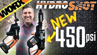 NEW 2019 WORX HYDROSHOT  40volt  Pressure Washer Review💧💧💧 [upl. by Komara]