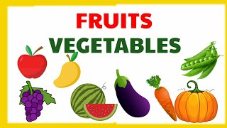 Fruits and vegetables  Vegetables names  Fruits name  Vegetables and fruits Vegetables for kids [upl. by Enelkcaj992]