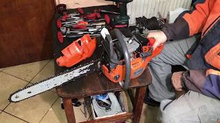 Cum pornesc o drujba husqvarna stihl ruris etcinecatahow do I start a drowning chainsaw [upl. by Annohsak]