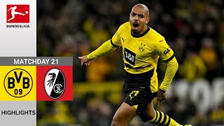 Borussia Dortmund  SC Freiburg  30  Zusammenfassung  Bundesliga 202324 [upl. by Kelton787]