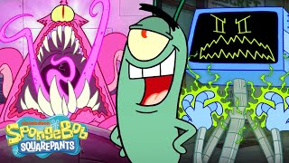 60 MINUTES at the Chum Bucket 🪣  SpongeBob [upl. by Ahsasal]