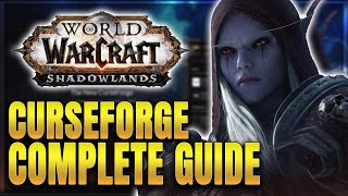 WoW How to Install amp Use CurseForge  Addon Manager Guide [upl. by Arodoeht]