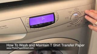 How To Wash and Maintain T Shirt Transfer Paper [upl. by Binky]