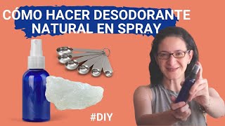 Cómo hacer desodorante en spray natural zero waste [upl. by Joash725]