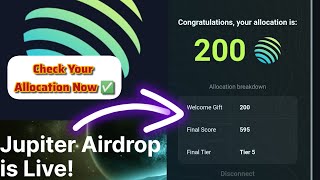 Jupiter Airdrop On Solana How To Qualify 2024  Check Your Allocation Now ✅🔥 [upl. by Barbi623]