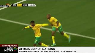 Highlights of Bafana Bafanas 21 win over Morocco at the FNB Stadium [upl. by Tab]