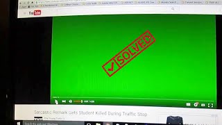 How To Fix YouTube Green Screen Problem And Issues On Windows PCLaptop [upl. by Epifano]