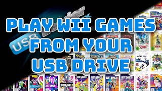 Wii Homebrew USBLoaderGX install and setup  play games from USB [upl. by Lednar962]