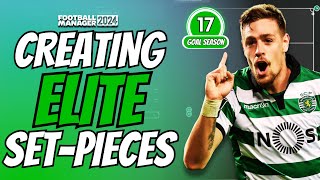 How to Create ELITE SetPieces in FM24  FM24 Tactics [upl. by Oirelav]