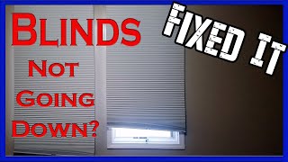 Window Blinds Not Going Down [upl. by Kalikow]