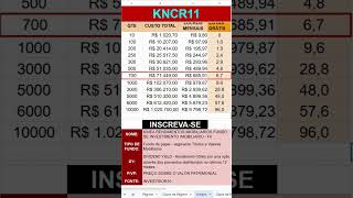 R650 RENDA PASSIVA COM ESSE GIGANTE DE PAPEL vem conhecer KNCR11 imobiliário bolsadevalores [upl. by Uthrop511]