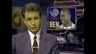 1988 Ben Johnson News Features  Seoul Summer Olympics [upl. by Luigi]