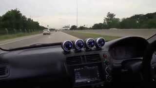 K24 Civic 300hp NA street pulls [upl. by Akyre]