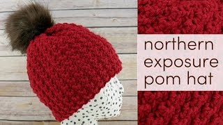 How to Crochet the Northern Exposure Pom Hat [upl. by Dloniger]