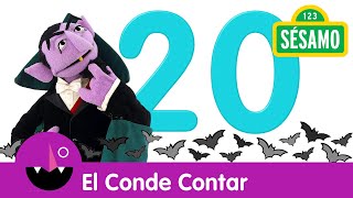 Sésamo Contando el número 20 con el Conde Contar [upl. by Haek]