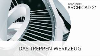 ARCHICAD 21  Das TreppenWerkzeug [upl. by Atiran196]