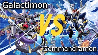 Digimon Card Game Commandramon Black VS Galactimon Black  Probando decks [upl. by Drucie]