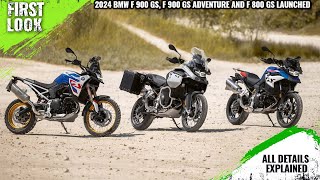 2024 BMW F 900 GS F 900 GS Adventure And F 800 GS Launched  Explained All Spec Features And More [upl. by Slade]