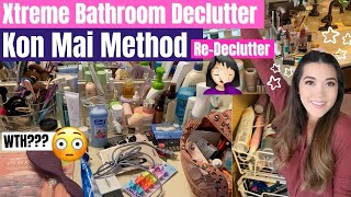 REDECLUTTERING BATHROOM HOARDING  Makeup amp Toiletries  Mai Zimmy Declutters [upl. by Rocker]