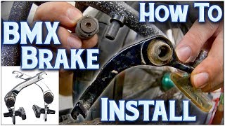 How To Install  Put On BMX Brakes [upl. by Hewitt]