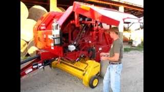 New Holland BR7000 Series Round Baler Overview [upl. by Euqenimod]