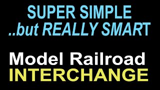 Model Railroads A simple interchange for realistic operations [upl. by Michele]