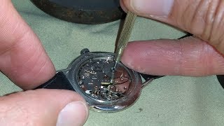 RELOJ DE PULSOREPARACION DE CUERDA ROTATUTORIAL [upl. by Ahsinaw640]