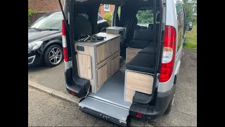 MICRO CAMPER CONVERSION TV TOILET VANLIFE CAMPERVAN UK STEALTH  Cost of living beater [upl. by Isabelita]