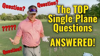 Common Single Plane Golf Swing Questions Part 1 [upl. by Ysor]