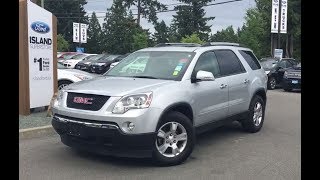 2012 GMC Acadia SLE Backup Camera Park Assist Sun Roof Review Island Ford [upl. by Euqinimod]