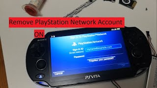 how to remove any PSN account  PSVita playstation network account restore hard reset ps vita [upl. by Sida]