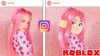 Recreating My MOST LIKED Instagram Photos In Roblox [upl. by Ahsenor]