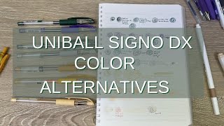 Uniball Signo DX Discontinued Color Replacement Recommendations [upl. by Fortunna]