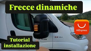 Frecce dinamiche Ducato tutorial installazione [upl. by Airotel]