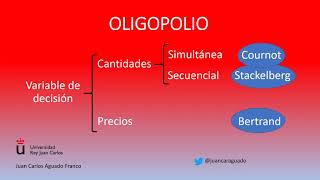 oligopolio modelo de Cournot Stackelberg y Bertrand [upl. by Hadeehsar]