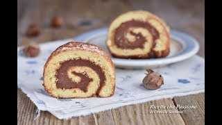 Girelle alla nutella con mascarpone  Ricette che Passione [upl. by Airitac]