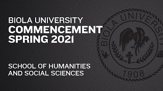 School of Humanities and Social Sciences — Commencement Spring 2021 [upl. by Teteak]