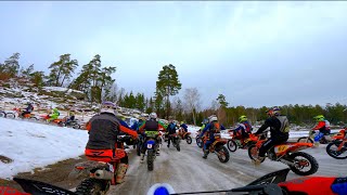 Lucia race  lap 1  Swedish enduro  Haninge MK [upl. by Mandal435]