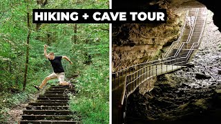 1 Day in Mammoth Cave National Park Kentucky  Tour  Hiking [upl. by Neelyk354]