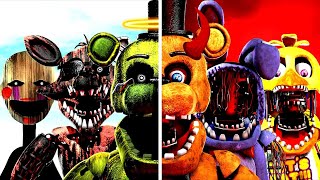 SFM FNaF Phantoms vs Withereds – THE ULTIMATE BATTLE [upl. by Hitoshi]