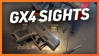 Taurus GX4 Takes Glock Sights [upl. by Mirna]