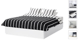 Ikea Hack  Platform bed with 12 DRAWERS [upl. by Asimaj]