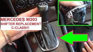 Mercedes W203 CClass  Shifter Knob Removal amp Replacement [upl. by Susanna969]